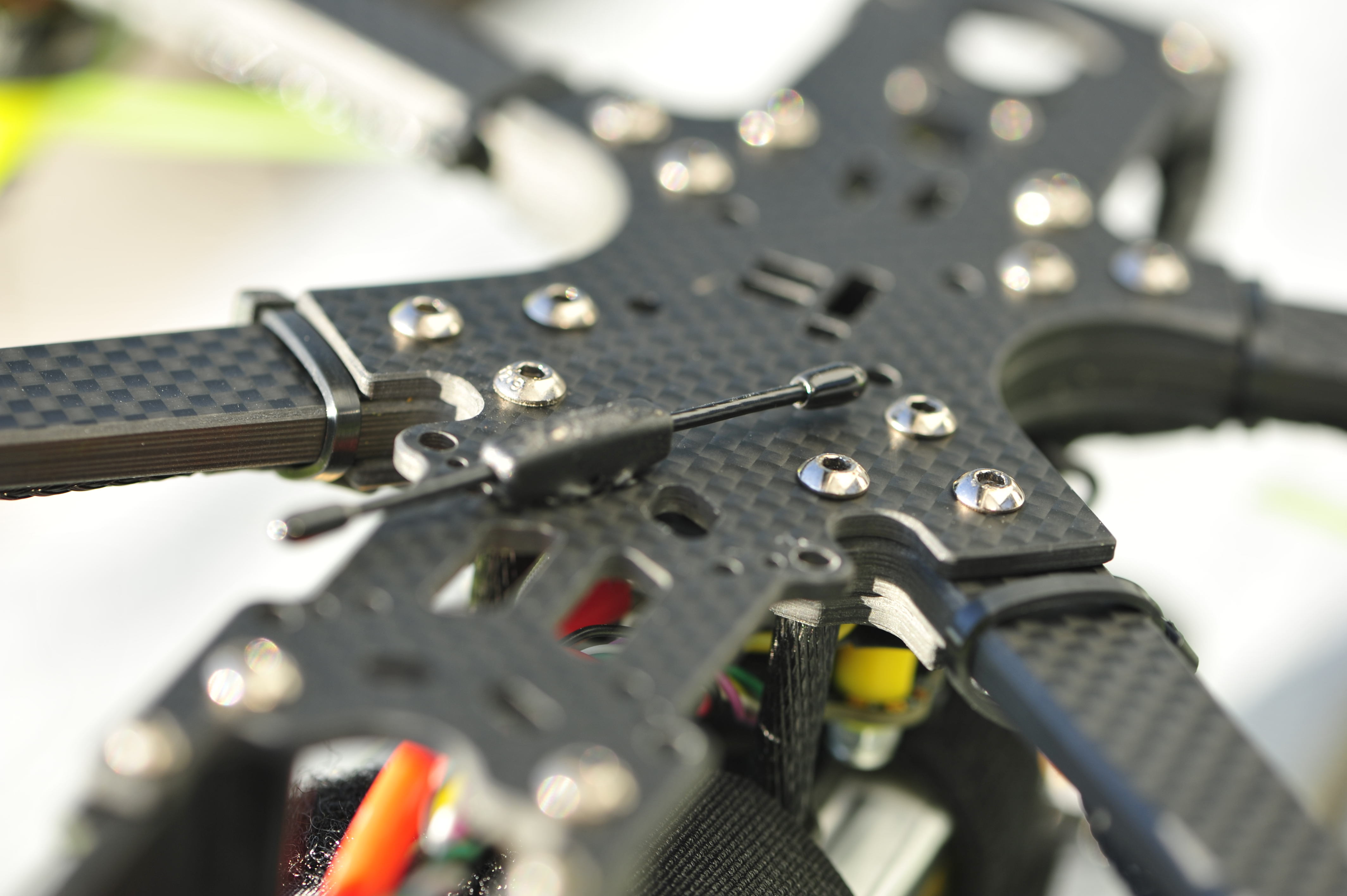 Drohnen Antenne auf der Unterseite